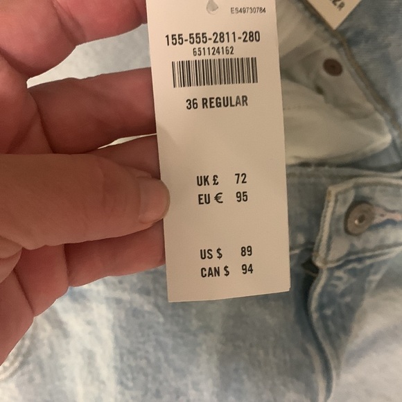 Abercrombie & Fitch The 90s Straight low rise size 22 - Picture 5 of 10